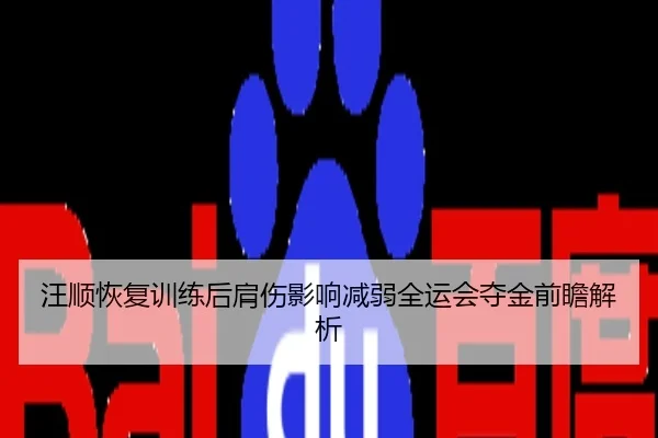 汪顺恢复训练后肩伤影响减弱全运会夺金前瞻解析